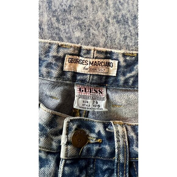 Vintage Guess Acid Wash Jeans – Size 28 - Picture 6 of 7